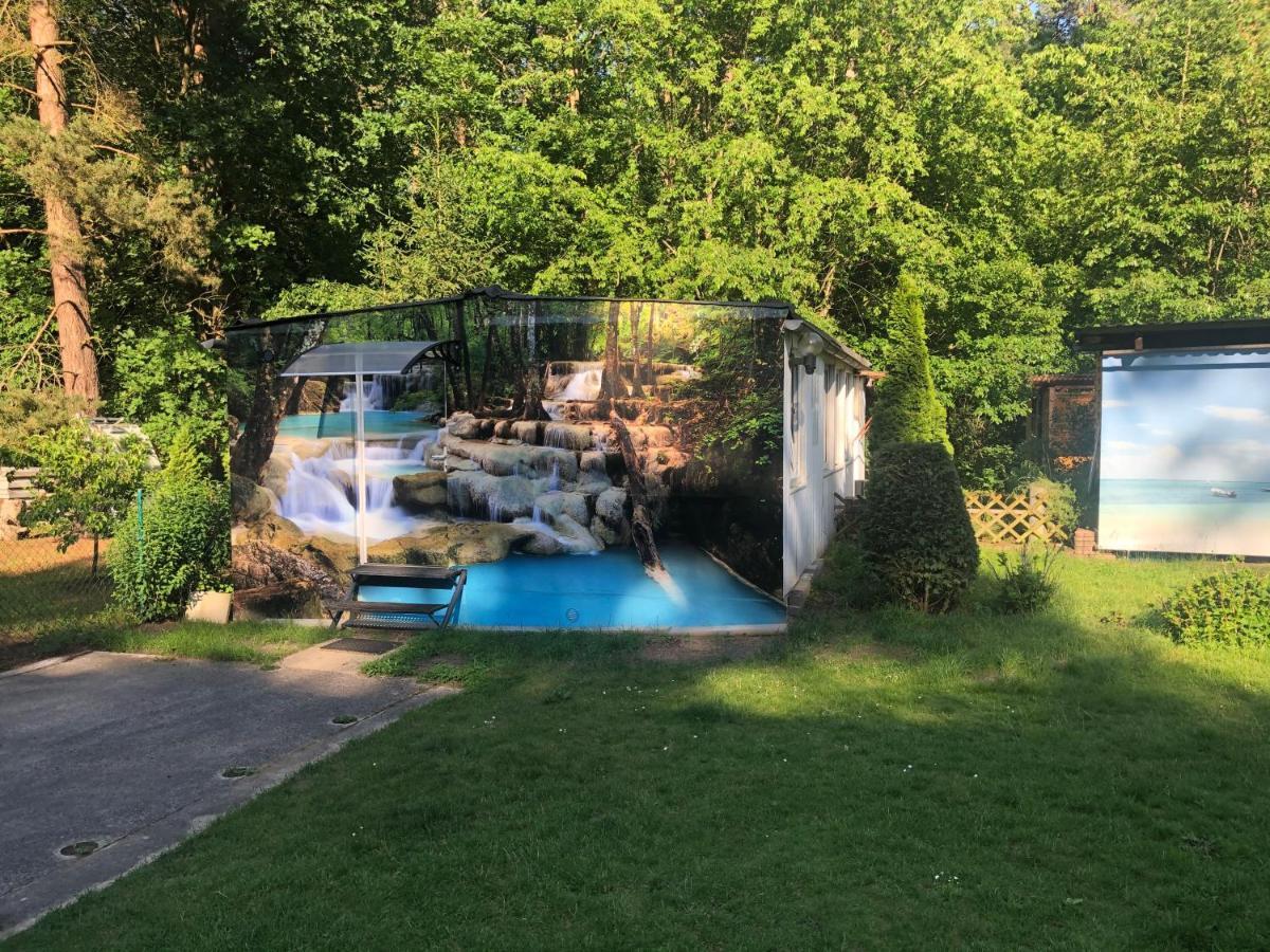 Bungalow Am Wald Bernau bei Berlin Kültér fotó